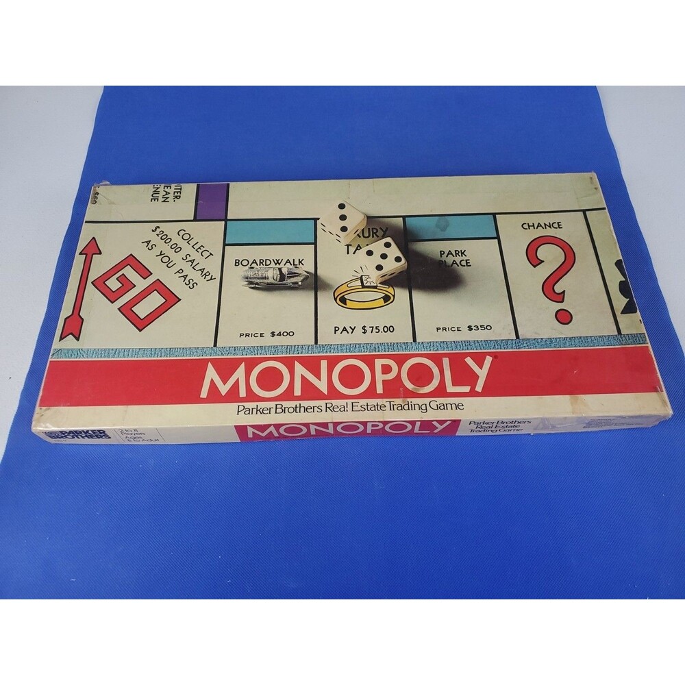VTG  1961 Parker Brothers MONOPOLY Board Game No. 9
